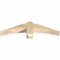 Ekena Millwork Bellingham Rough Sawn Timber Gable Bracket, Douglas Fir, 36"W x 9"H x 4"D x 4"F, 6/12 Pitch GBW036X09X0404BEL00RDF - alternate 2